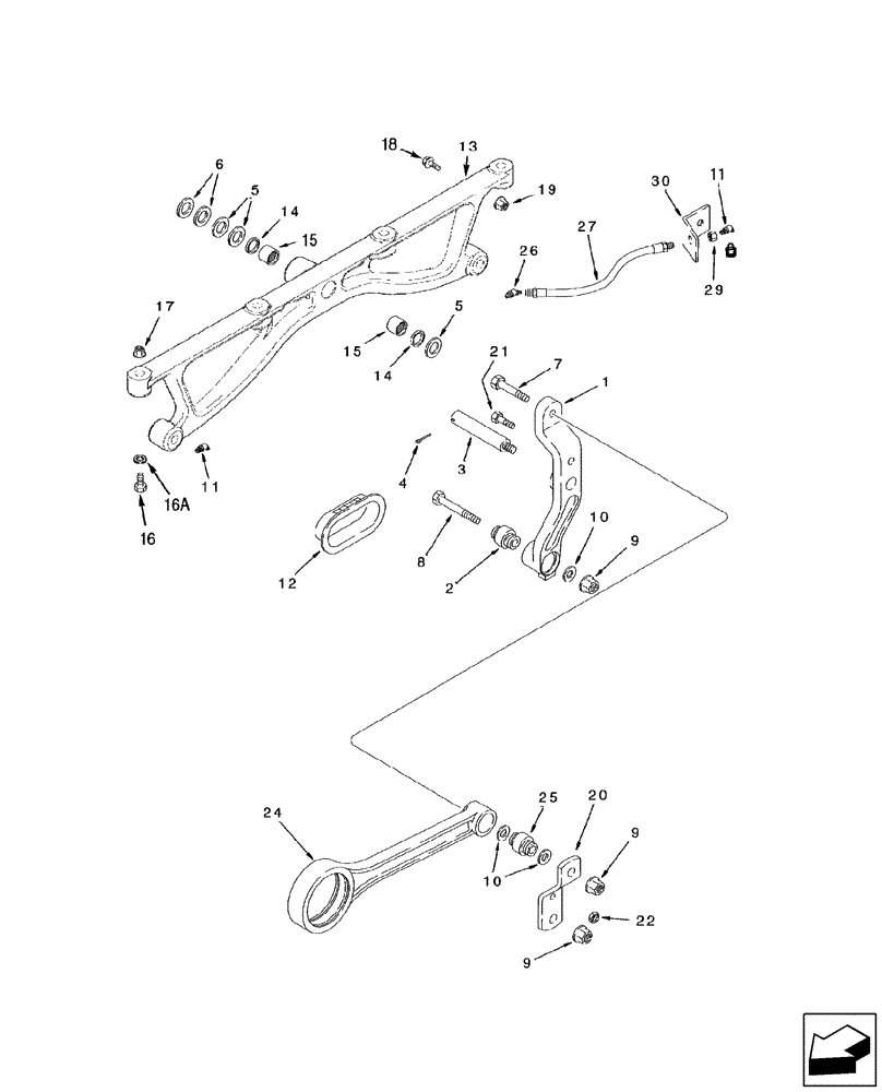 Схема запчастей Case IH 2577 - (74.101.19) - CHAFFER - DRIVE HANGER (74) - CLEANING