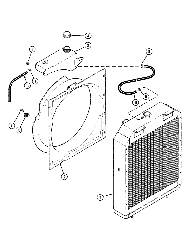 Схема запчастей Case IH 2096 - (2-004) - COOLANT RECOVERY BOTTLE, 6TA-590 DIESEL ENGINE (02) - ENGINE