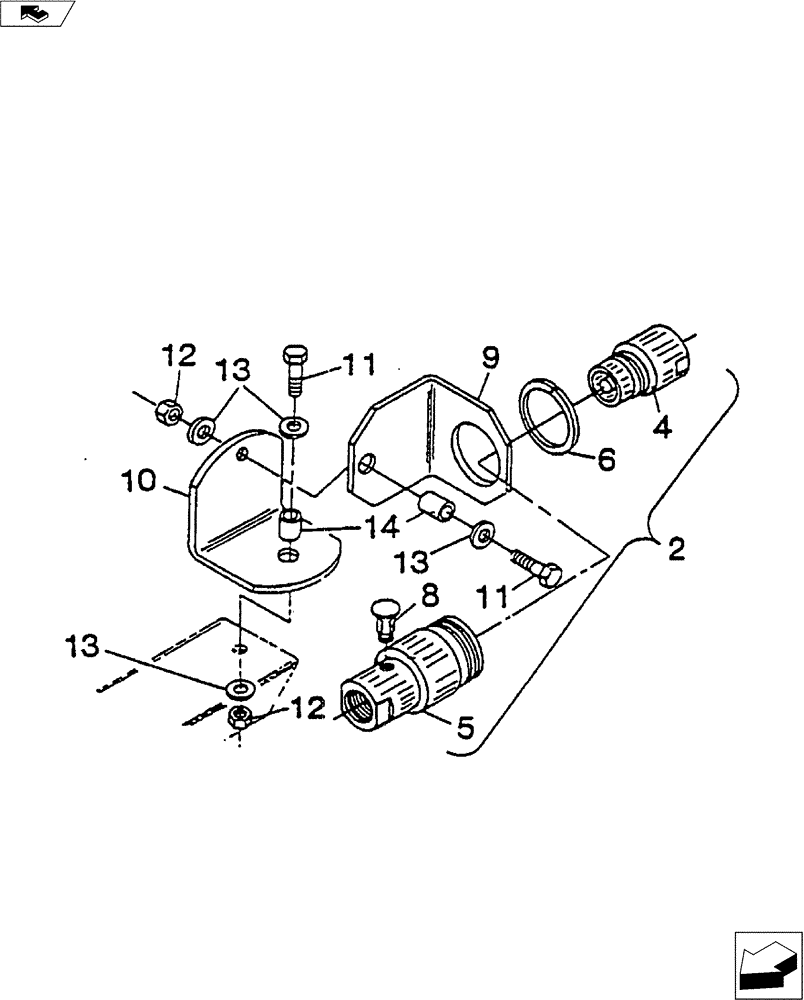 Схема запчастей Case IH 5250 - (35.850.01) - 1 1/4" QUIC-COUPLER (35) - HYDRAULIC SYSTEMS