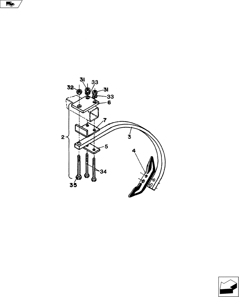 Схема запчастей Case IH CHIZZL CHAMP - (75.200.04) - 32" RIGID SHANK ASSM (75) - SOIL PREPARATION