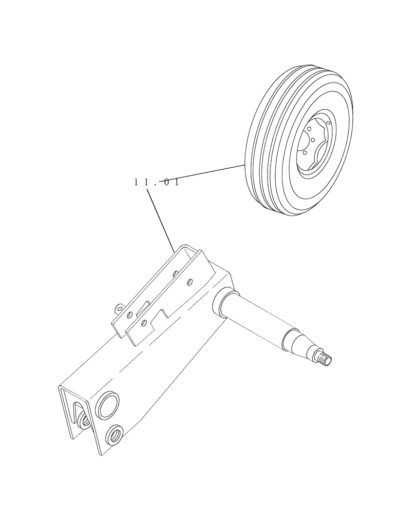 Схема запчастей Case IH DC162F - (11.00) - WHEELS- PICTORIAL INDEX (11) - WHEELS