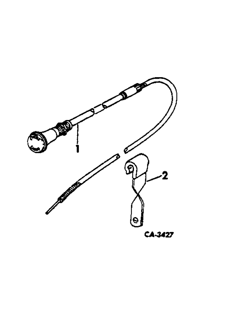 Схема запчастей Case IH 674 - (12-05) - POWER, CHOKE CONTROL Power