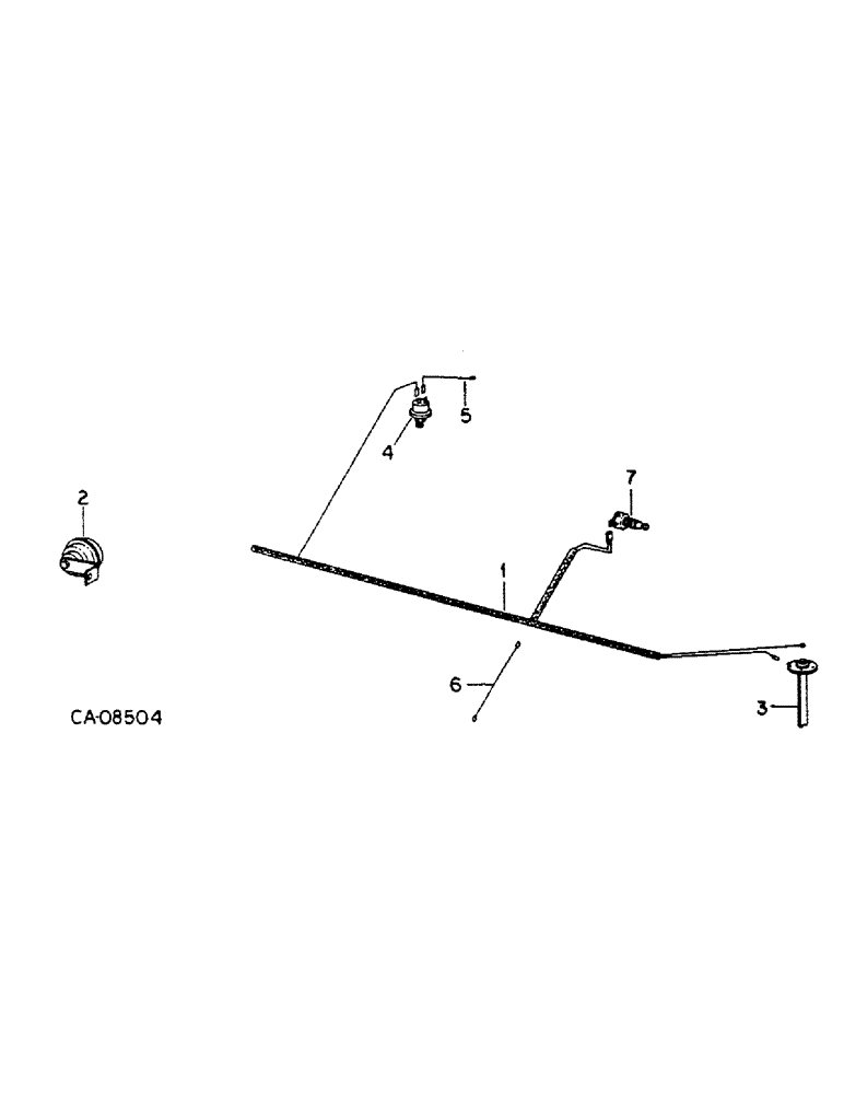 Схема запчастей Case IH 4366 - (08-22) - ELECTRICAL, CHASSIS WIRING, SWITCHES AND RELATED PARTS, 4366 TRACTORS (06) - ELECTRICAL