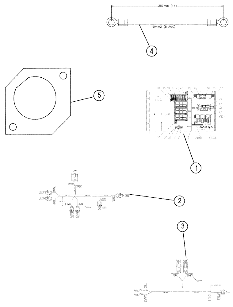 Схема запчастей Case IH SPX3310 - (12-016) - CAB HARNESS GROUP (06) - ELECTRICAL