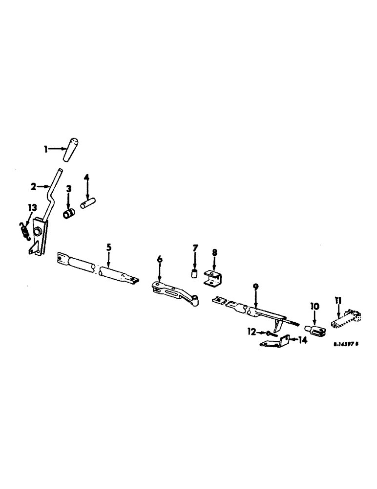 Схема запчастей Case IH 915 - (H-12) - CONTROLS, SEPARATOR CLUTCH CONTROL Controls