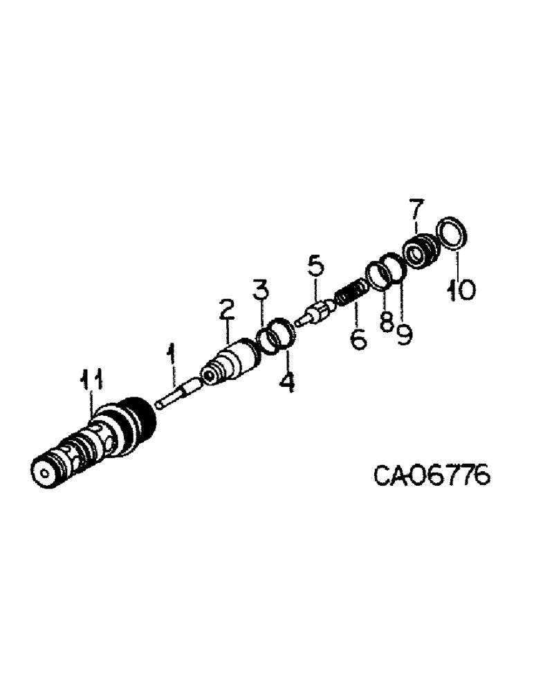 Схема запчастей Case IH 1486 - (10-35) - HYDRAULIC, DROP VALVE ASSEMBLY (07) - HYDRAULICS