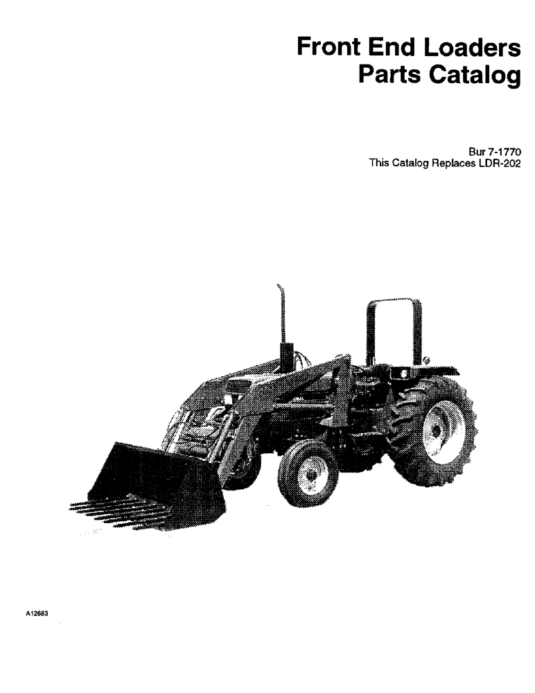 Схема запчастей Case IH 1850 - (1-1) - FRONT END LOADERS PARTS CATALOG 