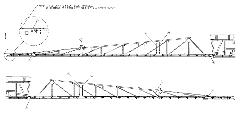 Схема запчастей Case IH SPX4260 - (306) - 90 X 20" SOLENOID GROUP (AIM COMMAND) (78) - SPRAYING