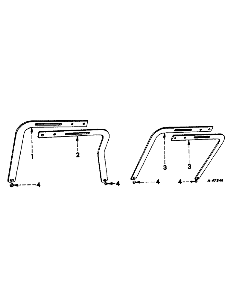 Схема запчастей Case IH 461 - (U-20) - JOCKEY ARCH 