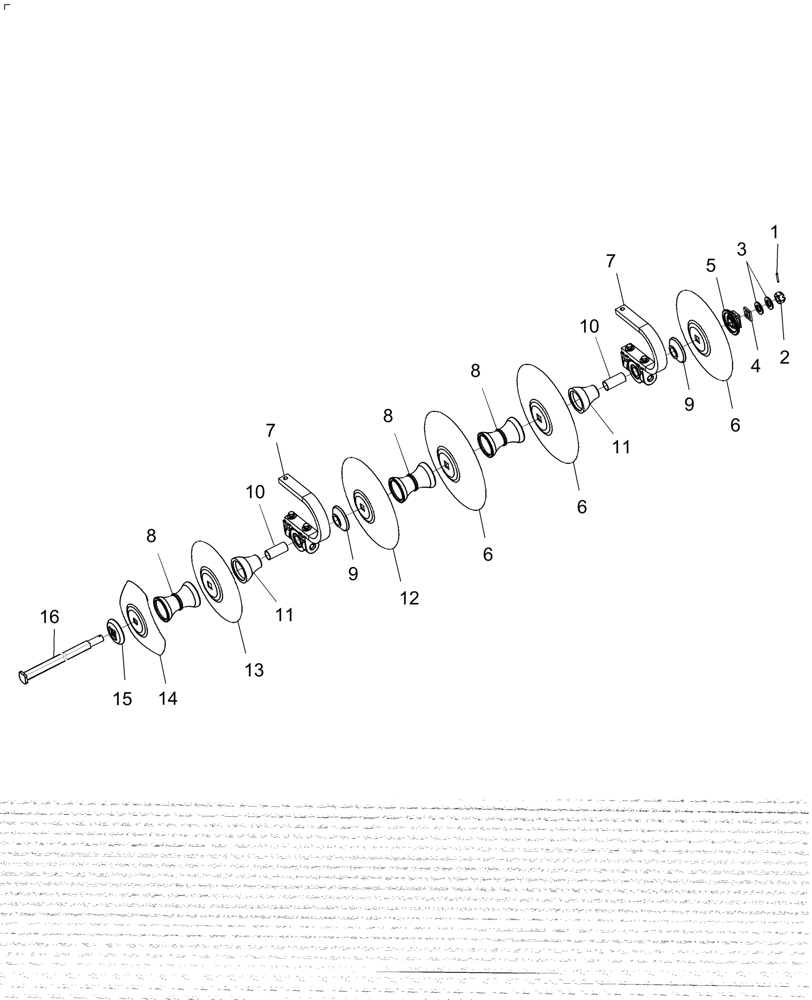 Схема запчастей Case IH 370 TRUE-TANDEM - (75.200.10) - REAR - OUTER WING - 47 FOOT - OUTER GANG (75) - SOIL PREPARATION