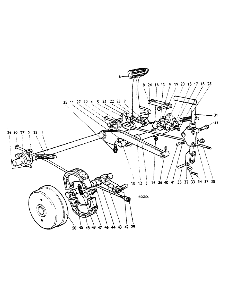 Схема запчастей Case IH 780 - (084) - REAR-WHEEL BRAKES, HIGHWAY TRACTORS (5.1) - BRAKES