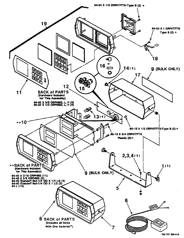Схема запчастей Case IH 8580 - (04-08) - CONSOLE CONTROL BOX, S.N. CFH0026001 THRU CFH0026652 (06) - ELECTRICAL