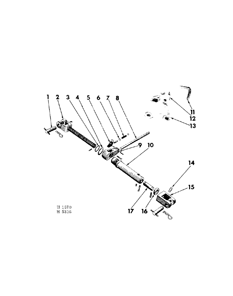 Схема запчастей Case IH 80 - (09-07) - HAND LIFT (RATCHET TYPE) 