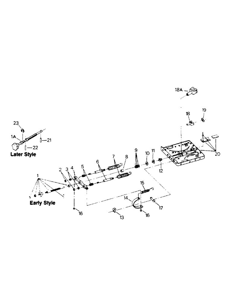 Схема запчастей Case IH PTA270 - (01-19) - SEAT ASSEMBLY, LOWER SUSPENSION (10) - CAB