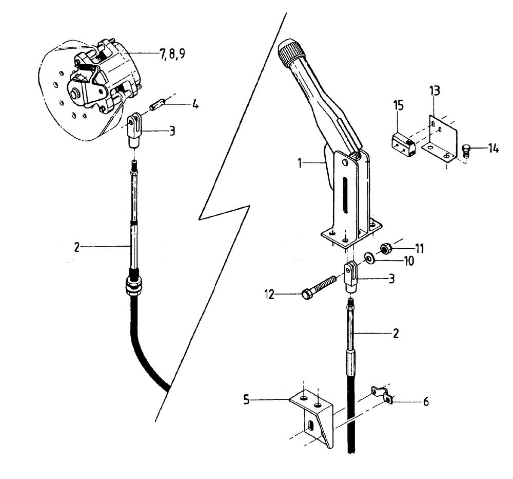 Схема запчастей Case IH AUSTOFT - (A02-09) - HANDBRAKE AND BRAKE CALLIPER [LH REAR] Mainframe & Functioning Components