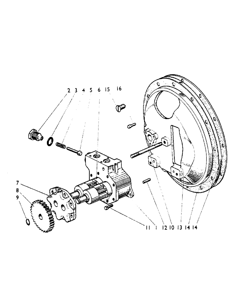 Схема запчастей Case IH 850 - (37) - HYDRAULIC LIFT PUMP, ALL MODELS (07) - HYDRAULIC SYSTEM