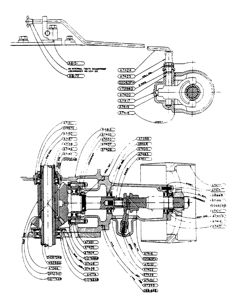 Схема запчастей Case IH 400-SERIES - (112A) - BELT PULLEY ASSEMBLY (06) - POWER TRAIN