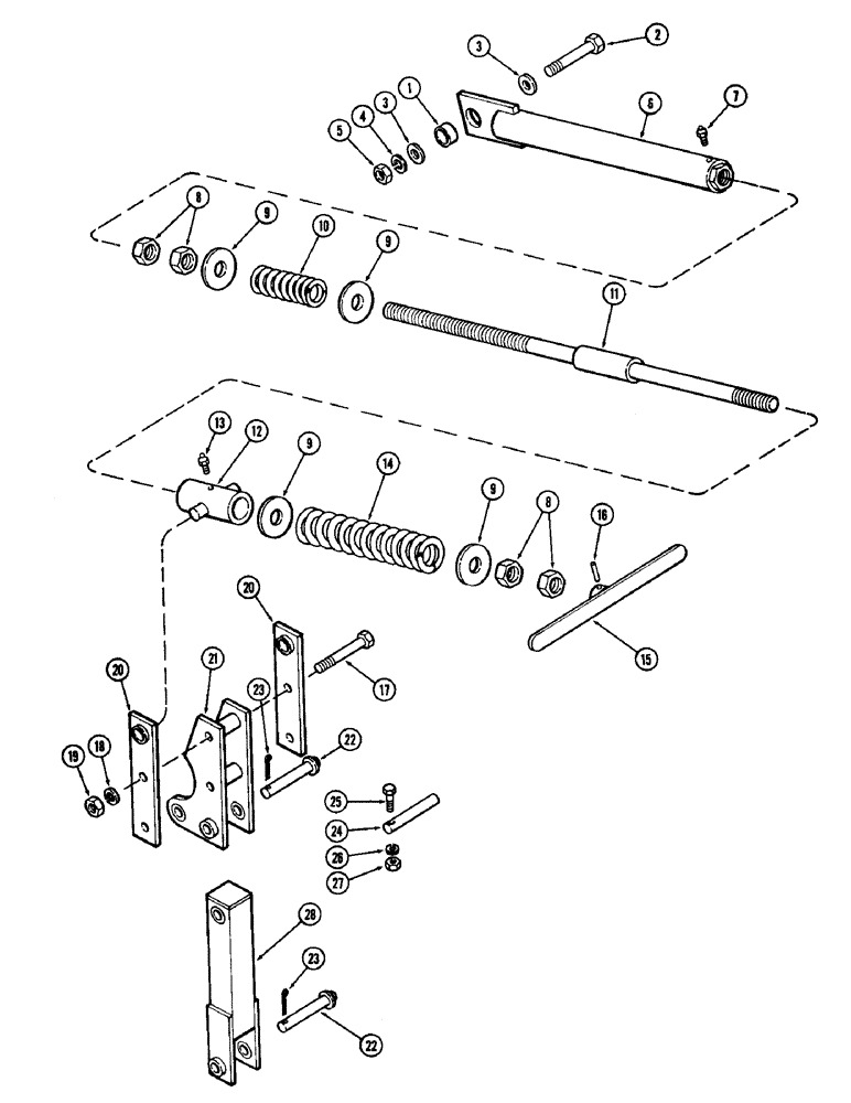 Схема запчастей Case IH DOT 25 - (20) - LEVEL ASSEMBLY 