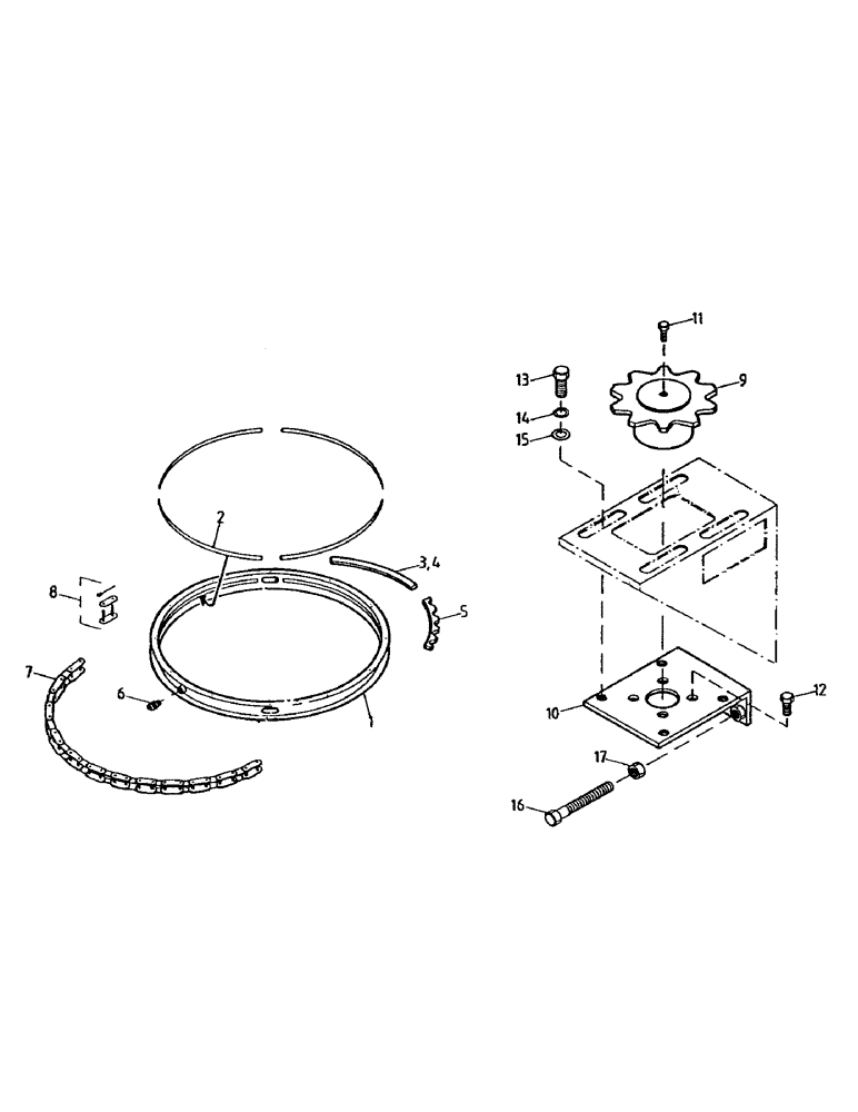 Схема запчастей Case IH 7000 - (A03-50) - SECONDARY EXTRACTOR HOOD HYDRAULIC SLEW Mainframe & Functioning Components