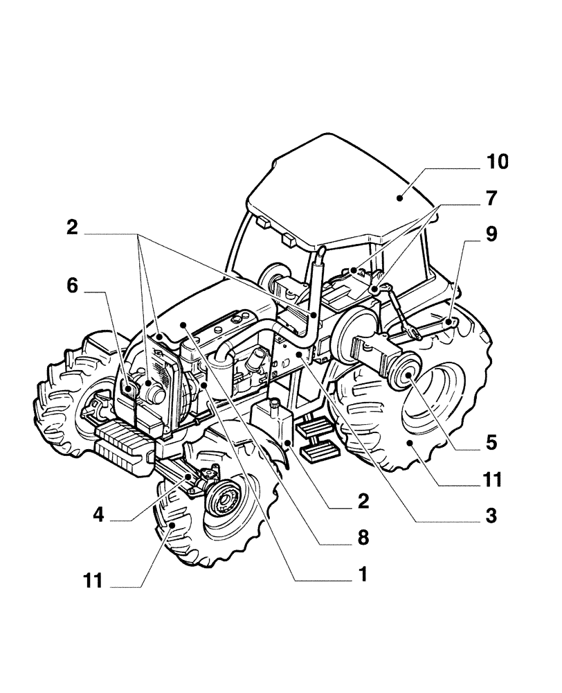 Схема запчастей Case IH JX70U - (MAIN) - MAIN SECTION (00) - GENERAL