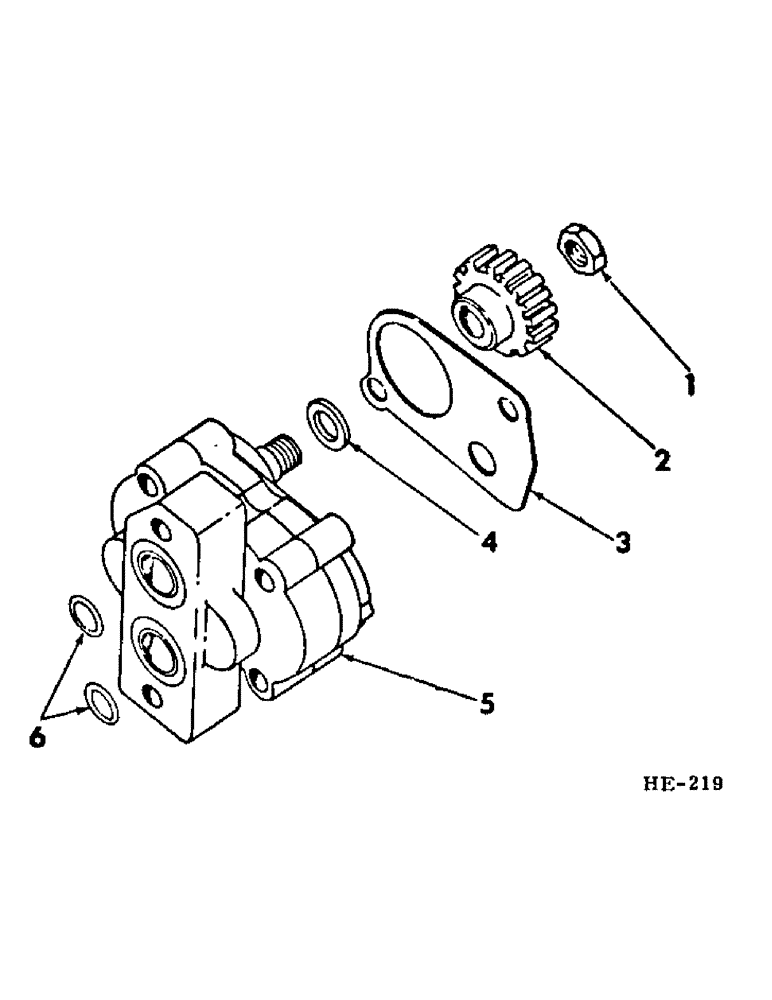 Схема запчастей Case IH 275 - (F-58) - HYDRAULIC SYSTEM, HYDRAULIC PUMP MOUNTING AND DRIVE (07) - HYDRAULIC SYSTEM