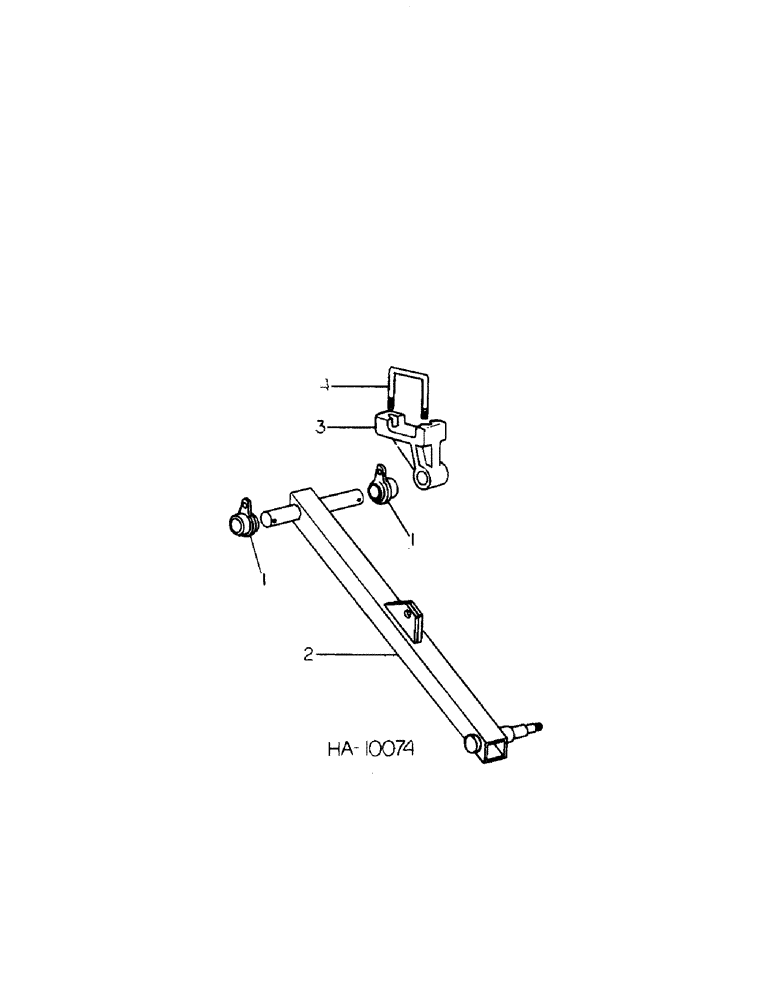 Схема запчастей Case IH 55 - (J-11) - WING FRAME AXLE 