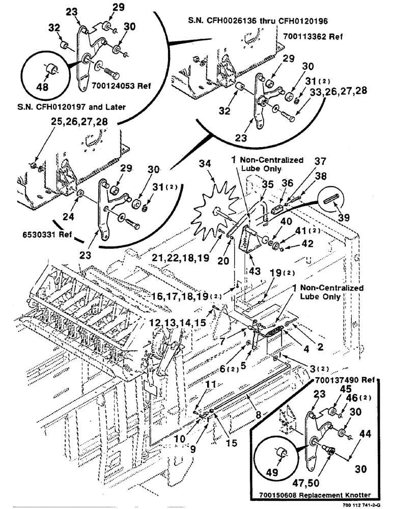 Схема запчастей Case IH 8580 - (06-26) - STARWHEEL ASSEMBLY (14) - BALE CHAMBER