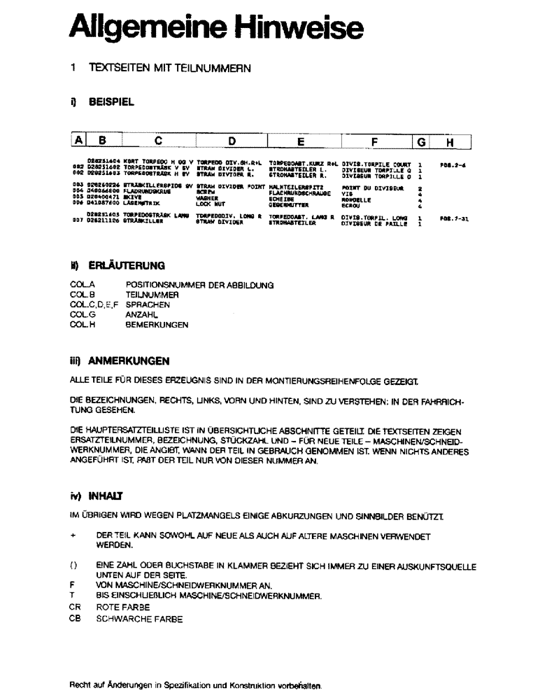 Схема запчастей Case IH 1030 - (0C[01]) - GENERAL INFORMATION (00) - GENERAL & PICTORIAL INDEX