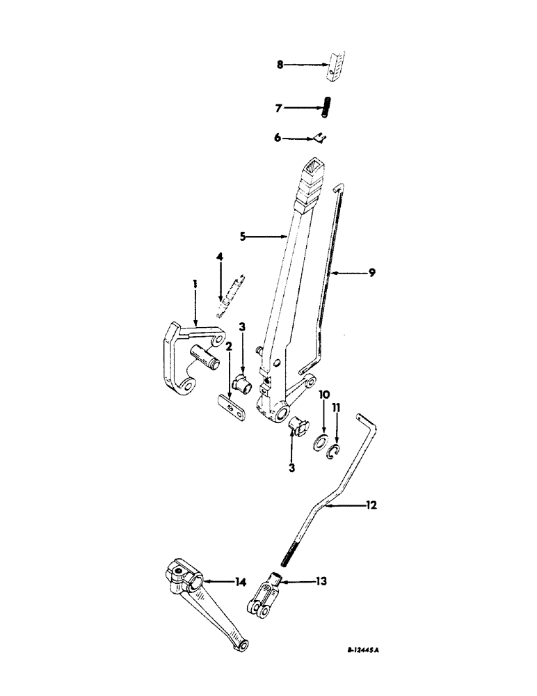 Схема запчастей Case IH 460 - (118) - REAR FRAME & DRIVING MECHANISMS, INDEPENDENT POWER TAKE-OFF, LEVER AND CONTROLS Rear Frame & Driving Mechanisms