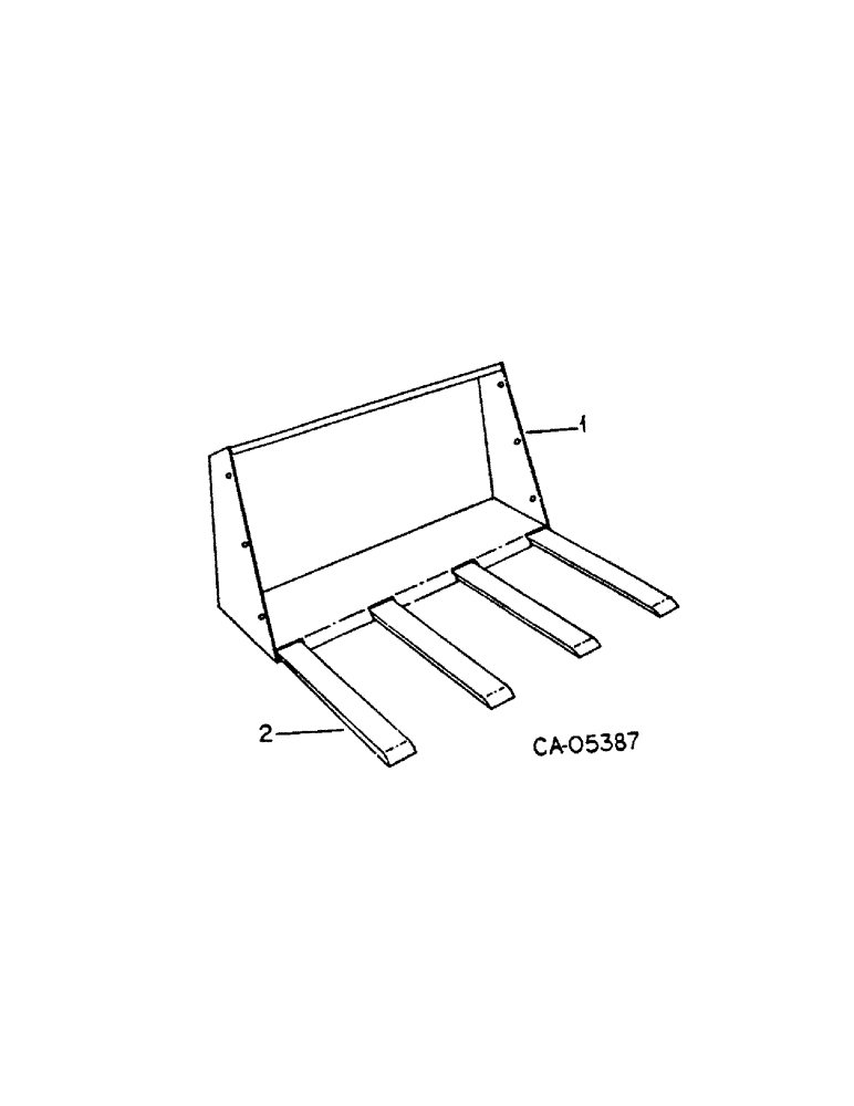 Схема запчастей Case IH 1000 - (E-04) - TINES 
