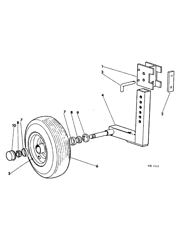 Схема запчастей Case IH 45 - (G-03) - GAUGE WHEEL 