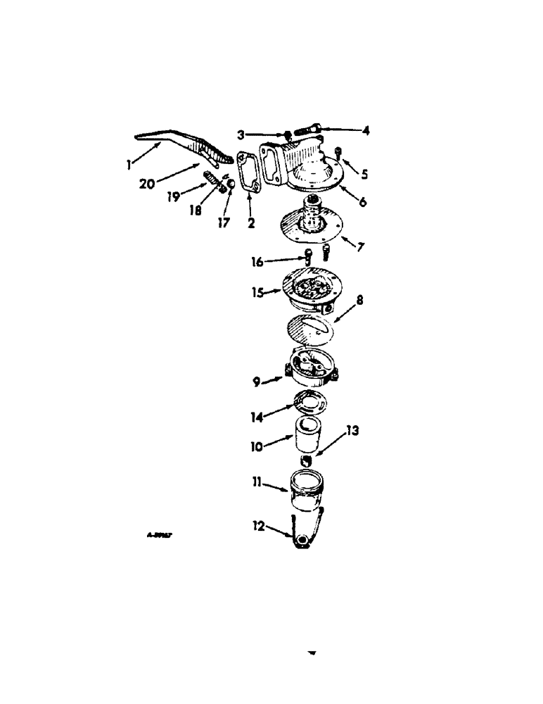 Схема запчастей Case IH C-263 - (B-53[A]) - FUEL PUMP, GASOLINE 