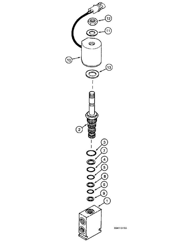 Схема запчастей Case IH 2166 - (8-56) - SEPARATOR/UNLOADER CLUTCH VALVE ASSEMBLY - 131152A1 (07) - HYDRAULICS