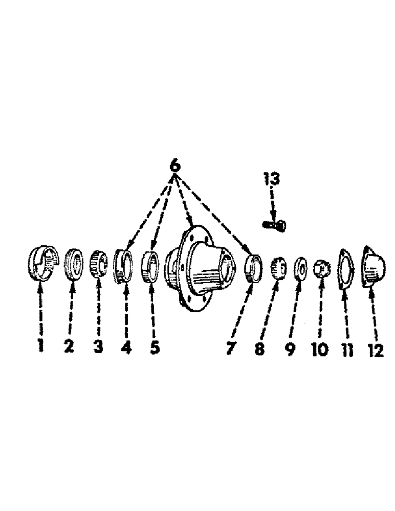 Схема запчастей Case IH 1586 - (14-03) - SUSPENSION, FRONT WHEEL HUB, BEARINGS AND CAP Suspension