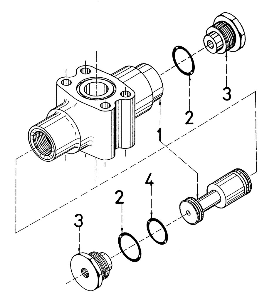 Схема запчастей Case IH 7700 - (B04[40A]) - HYDRAULIC SHUTTLE VALVE Hydraulic Components & Circuits