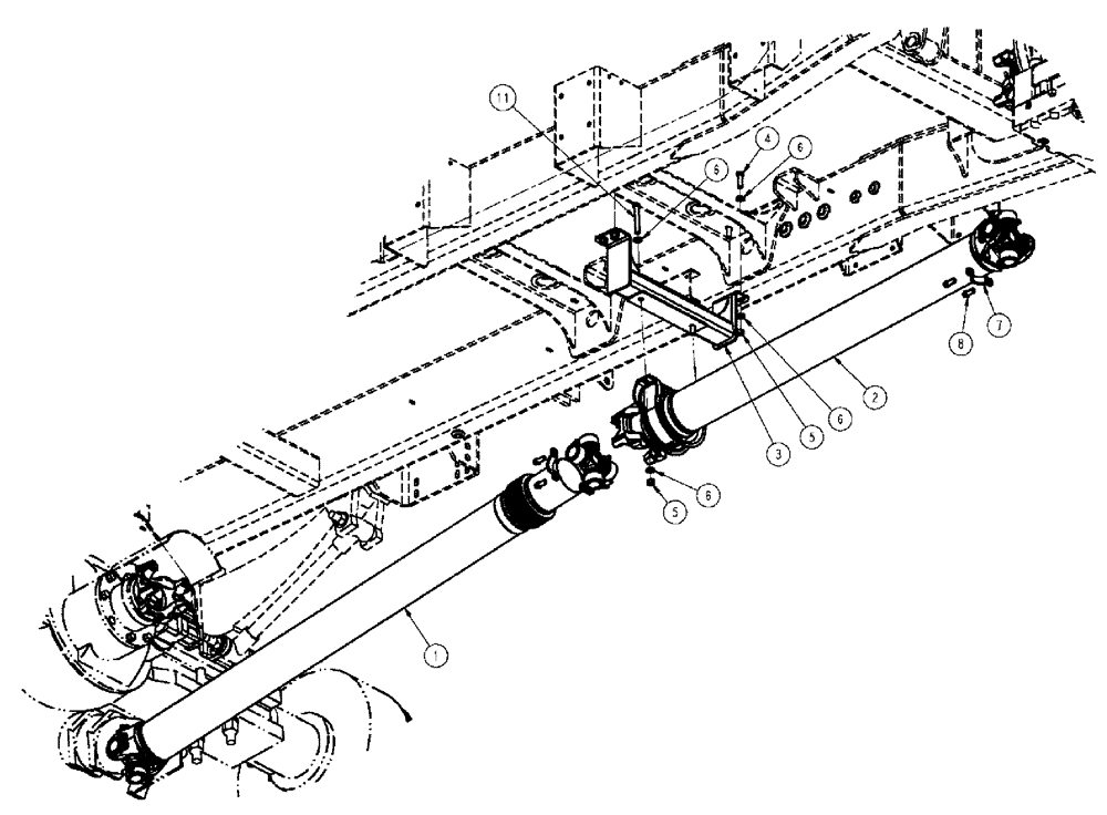 Схема запчастей Case IH TITAN 4520 - (03-014) - DRIVELINE GROUP, TITAN 4020 (03) - TRANSMISSION