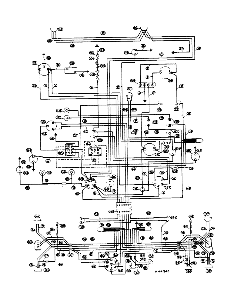 Схема запчастей Case IH 444 - (3-02) - ELECTRICAL SYSTEM, DIESEL (04) - ELECTRICAL SYSTEMS