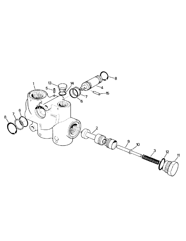 Схема запчастей Case IH ST450 - (08-13) - FLOW DIVIDER (07) - HYDRAULICS