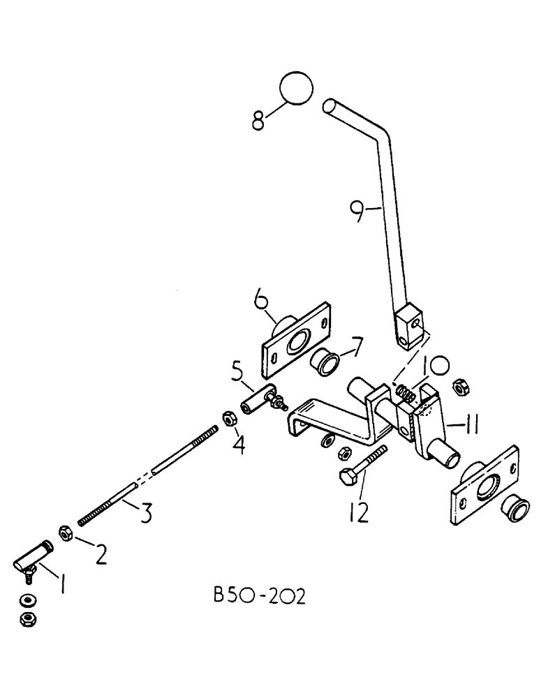 Схема запчастей Case IH 584 - (07-125) - SPEED CONTROL, SYNCHRO, 6508 UP, CAB 206305 UP (04) - Drive Train