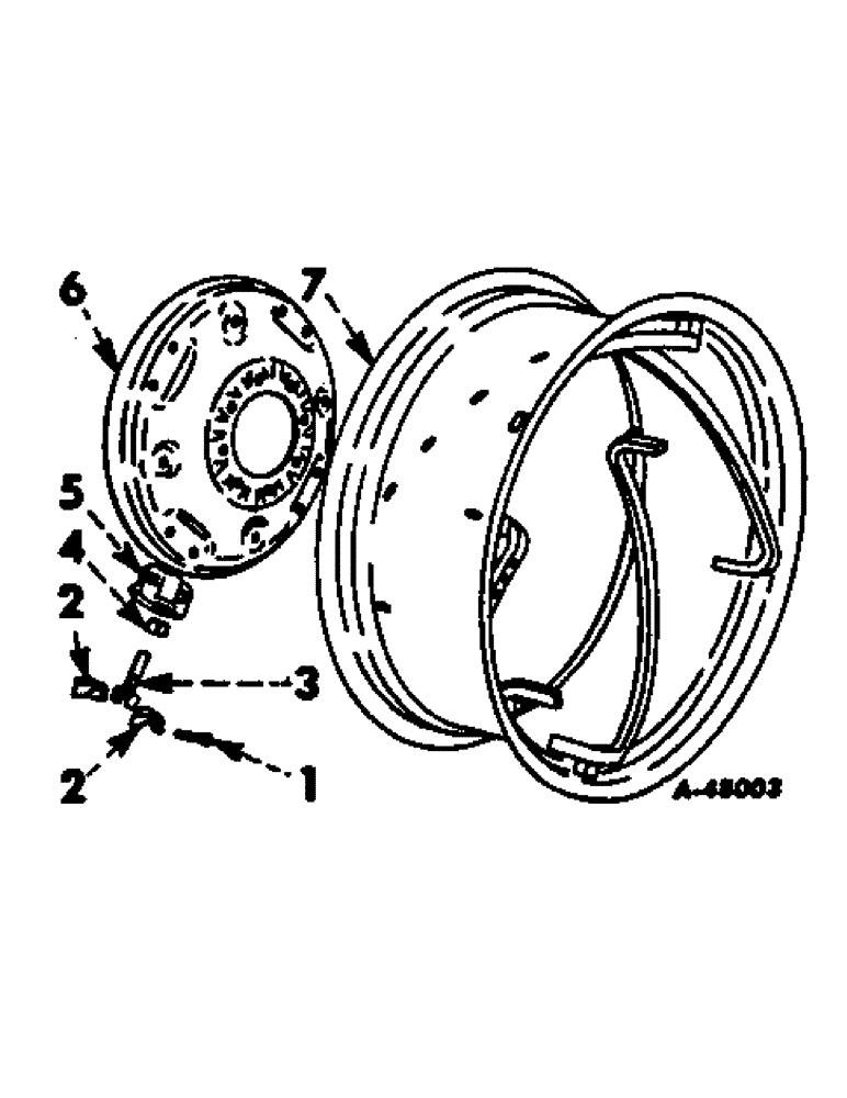 Схема запчастей Case IH 574 - (15-04) - WHEELS AND TRACTION, POWER ADJUSTED REAR WHEELS Wheels & Traction