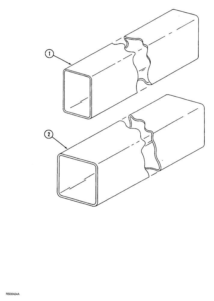 Схема запчастей Case IH 1820 - (09-006) - FRAME - RIGID 
