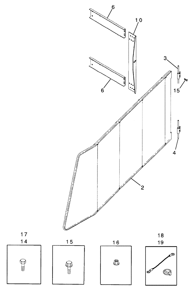 Схема запчастей Case IH CPX620 - (09F-05) - RIGHT HAND WHEEL SHIELD - 4 ROW WIDE (12) - CHASSIS