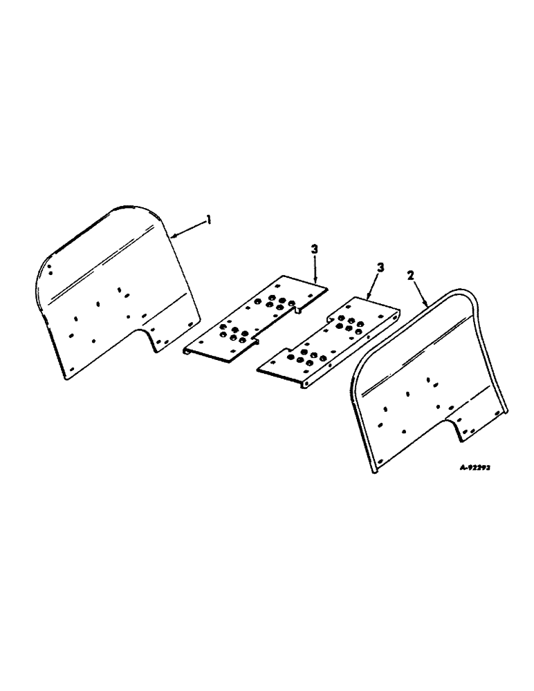 Схема запчастей Case IH 184 - (13-05) - SUPERSTRUCTURE, FENDERS AND PLATFORMS (05) - SUPERSTRUCTURE
