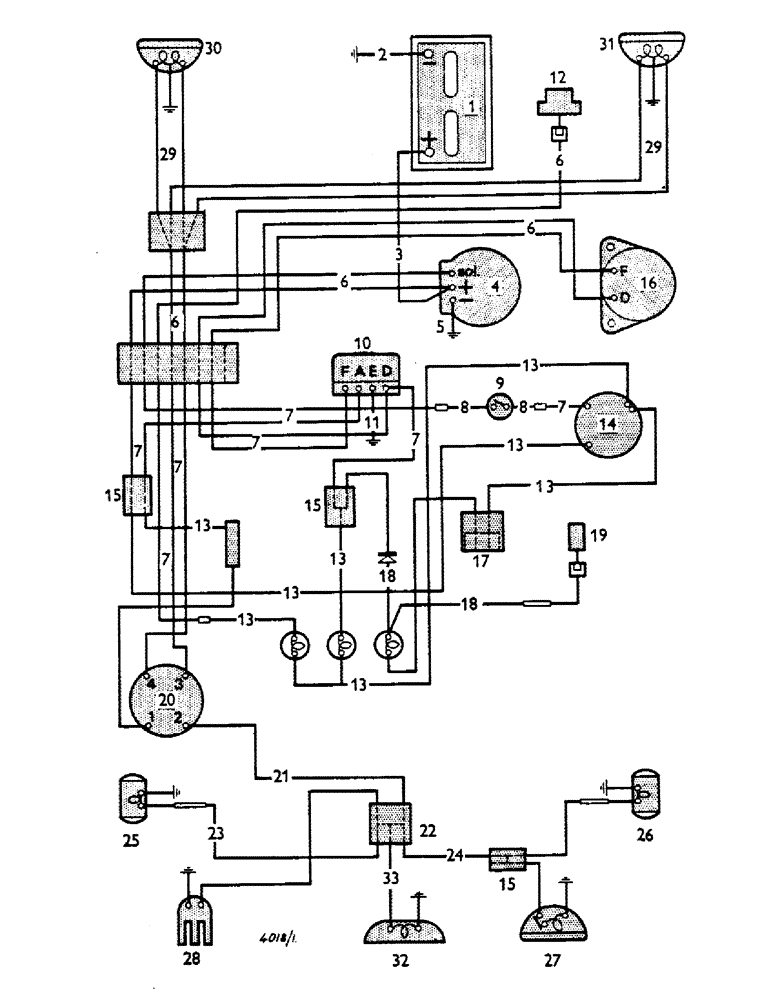 Схема запчастей Case IH 780 - (100) - ELECTRICAL EQUIPMENT (06) - ELECTRICAL SYSTEMS