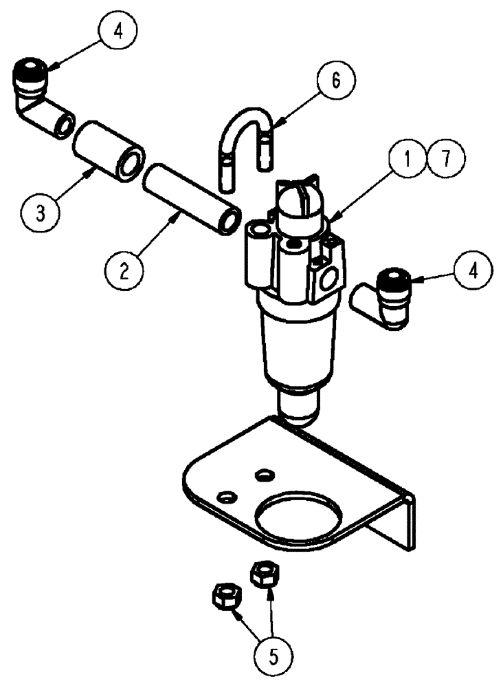 Схема запчастей Case IH FLX610 - (03-027) - AIR MISTER GROUP (09) - BOOMS