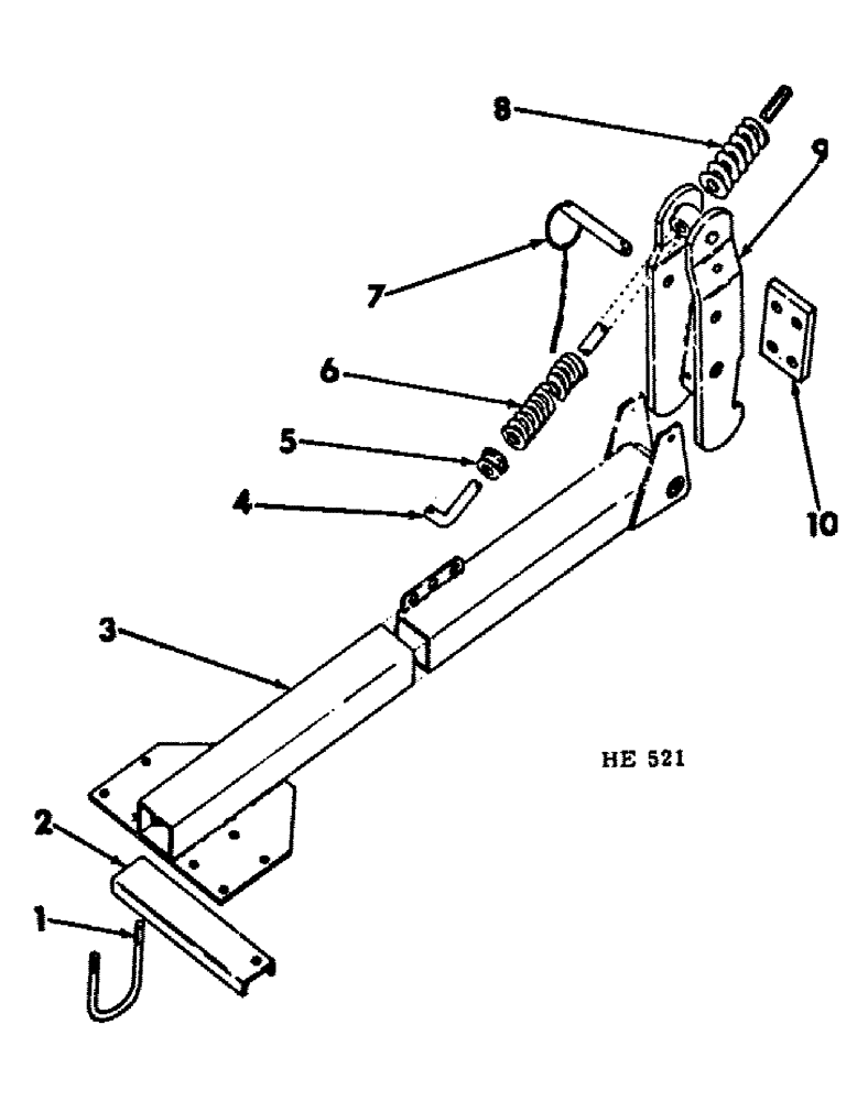 Схема запчастей Case IH 55 - (13-15) - MULCHER ATTACHMENT CARRIER ARM 