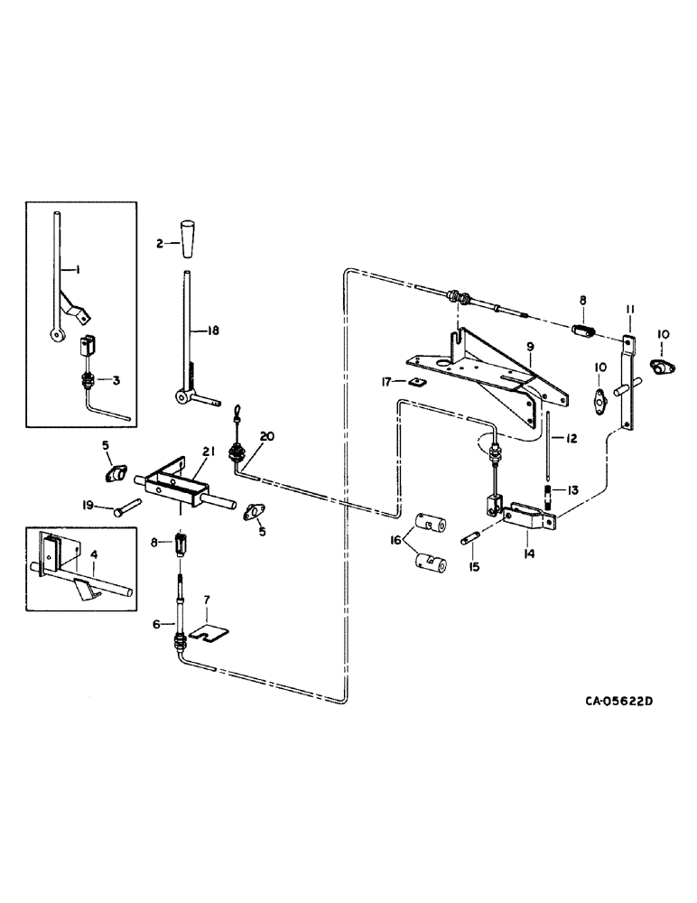 Схема запчастей Case IH 1470 - (07-05) - DRIVE TRAIN, TRANSMISSION GEAR SHIFT AND LINKAGE Drive Train