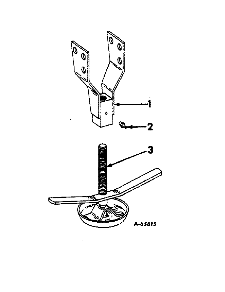 Схема запчастей Case IH 120 - (D-18) - JACK ATTACHMENT 