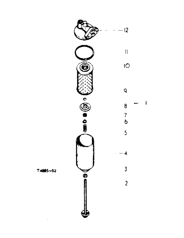 Схема запчастей Case IH 2350 - (2-16) - LUBRICATING OIL FILTER (02) - ENGINE