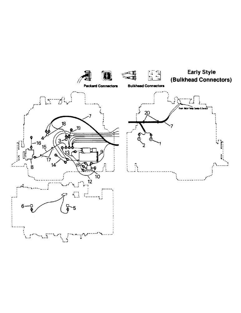 Схема запчастей Case IH ST325 - (02-07) - ENGINE ELECTRICAL, CAT 3406, EARLY (06) - ELECTRICAL